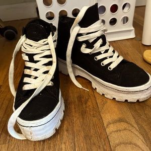 Platform Lace Up Sneakers